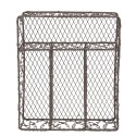 Clayre & Eef Range-couverts 31x25x7 cm Marron Métal