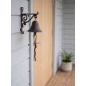 Clayre & Eef Sonnette ancienne 14x11x18 cm Marron Fer