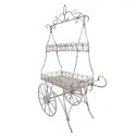 Clayre & Eef Planthouder 131x79x220 cm Wit Bruin Metaal