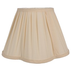 Clayre & Eef Lampenkap Ø 28x19 cm Beige Katoen