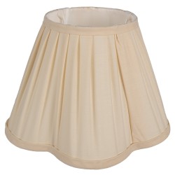 Clayre & Eef Lampenkap Ø 28x19 cm Beige Katoen