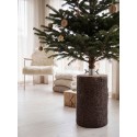 Clayre & Eef Pied de sapin de Noël Arbre Ø 32x55 cm Marron Matériau céramique
