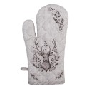 Clayre & Eef Presina da forno 18x30 cm Beige Cotone Cervo