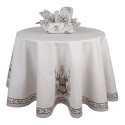 Clayre & Eef Presina da forno 18x30 cm Beige Cotone Cervo