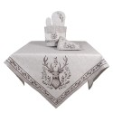 Clayre & Eef Presina da forno 18x30 cm Beige Cotone Cervo