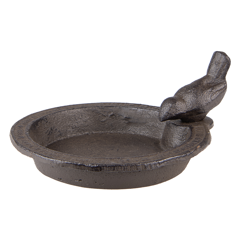 Clayre & Eef Vogelvoederbak 16x18x9 cm Bruin IJzer afbeelding