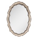 Clayre & Eef Mirror 52x3x75 cm Beige Brown Wood
