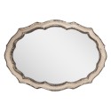 Clayre & Eef Mirror 52x3x75 cm Beige Brown Wood
