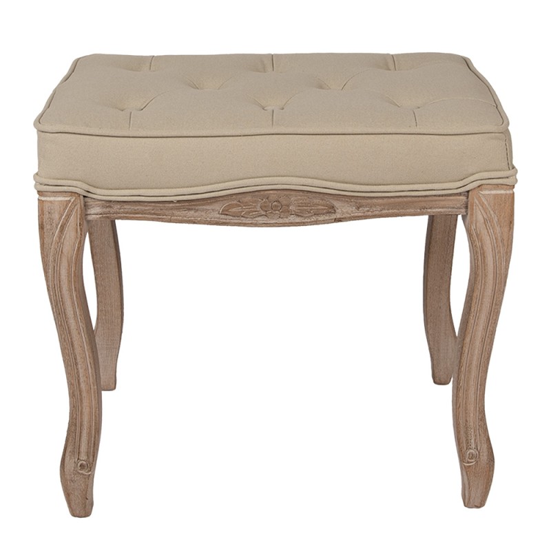 Clayre & Eef Tabouret 50x36x47 cm Marron Beige Bois