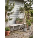 Clayre & Eef Pot de fleurs set de 3 Ø 34x27 / Ø 29x24 / Ø 23x21 cm Beige Rotin