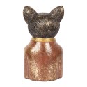 Clayre & Eef Statuetta decorativa Gatto 23 cm Marrone Plastica