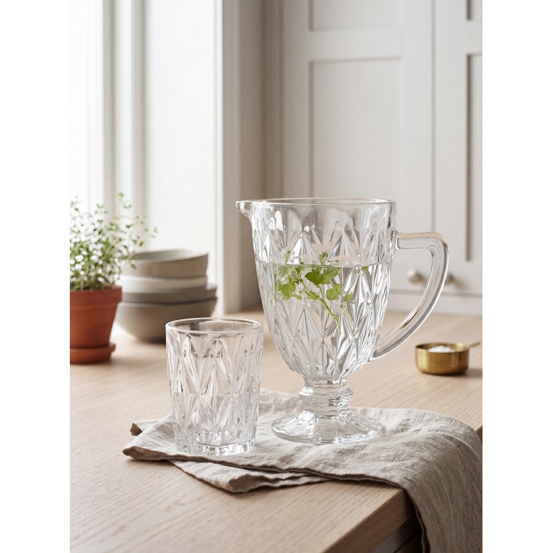 Clayre & Eef Bicchiere d'acqua 250 ml Trasparente Vetro