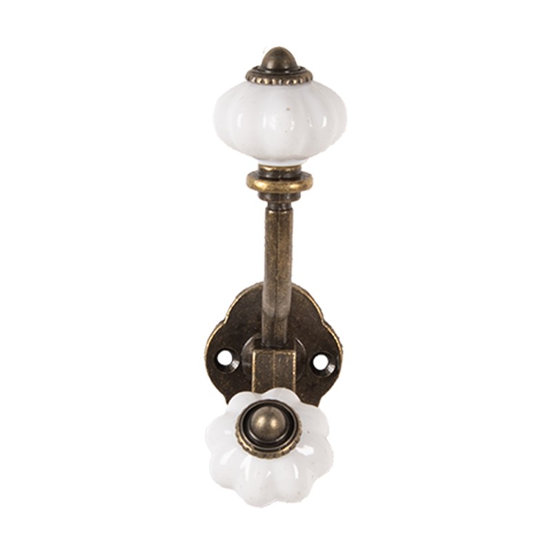 Clayre & Eef Gancio da parete 4x9x13 cm Marrone Metallo