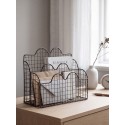 Clayre & Eef Brievenhouder 27x12x22 cm Bruin Metaal