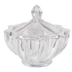 Clayre & Eef Pot en verre Ø 12x12 cm Verre
