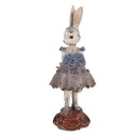 Clayre & Eef Dekorationsfigur Kaninchen 15x14x35 cm Beige Kunststoff