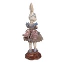 Clayre & Eef Dekorationsfigur Kaninchen 15x14x35 cm Beige Kunststoff
