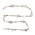 Clayre & Eef Decoration Christmas Garland Ø 2x180 cm Gold colored Glass