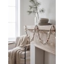 Clayre & Eef Decoration Christmas Garland Ø 2x180 cm Gold colored Glass