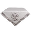 Clayre & Eef Tovaglia 100x100 cm Beige Cotone Cervo