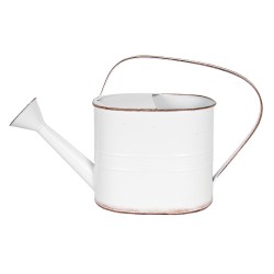 Clayre & Eef Decoratie Gieter 40x14x25 cm Wit Metaal