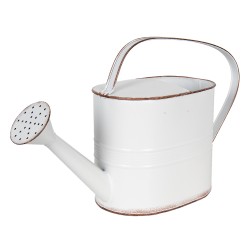 Clayre & Eef Decoratie Gieter 40x14x25 cm Wit Metaal