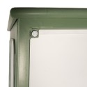 Clayre & Eef Kast 54x42x184 cm Groen Metaal