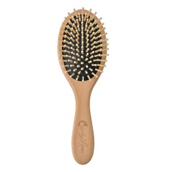 Clayre & Eef Haarbürste 23x8x3 cm Braun Beige Holz
