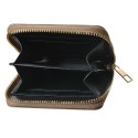 Clayre & Eef Wallet 11x9 cm Brown Plastic Snake Leather
