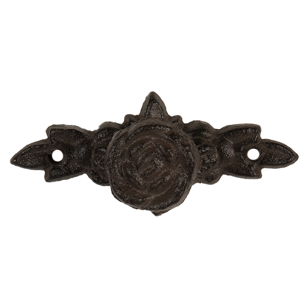 Clayre & Eef Handgreep 10x4x3 cm Bruin Metaal afbeelding