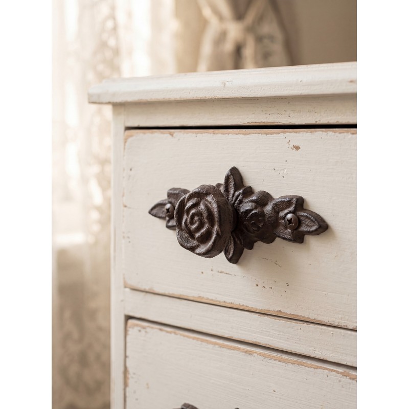 Clayre & Eef Maniglia 10x4x3 cm Marrone Metallo