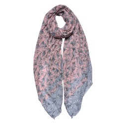 Juleeze Foulard Ladies Print 85x180 cm Rose Synthétique