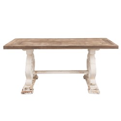 Clayre & Eef Esstisch 180x90x82 cm Braun Holz