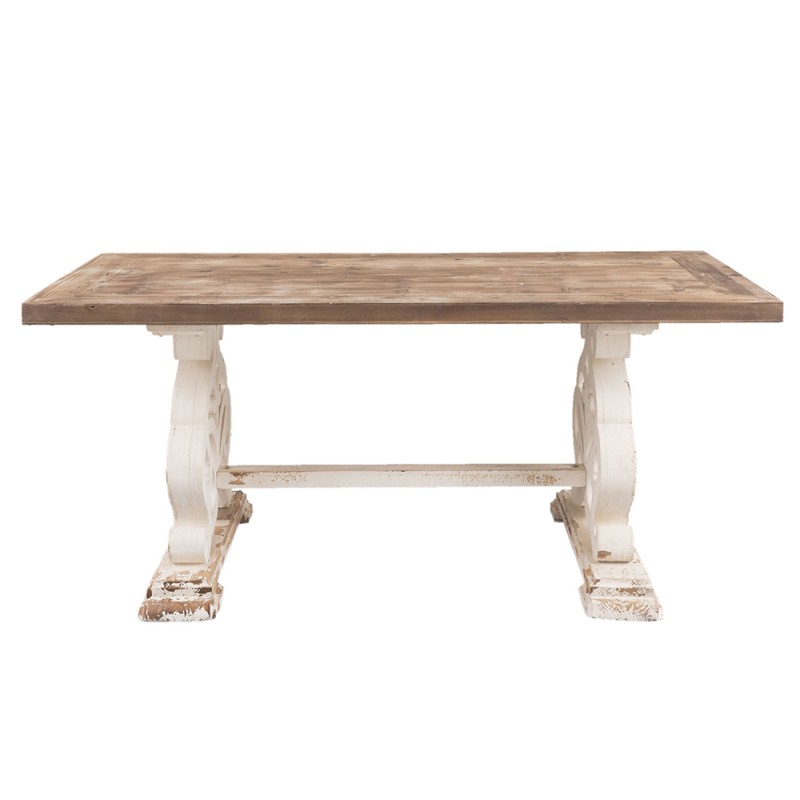 Clayre & Eef Dining Table 180x90x82 cm Brown Wood