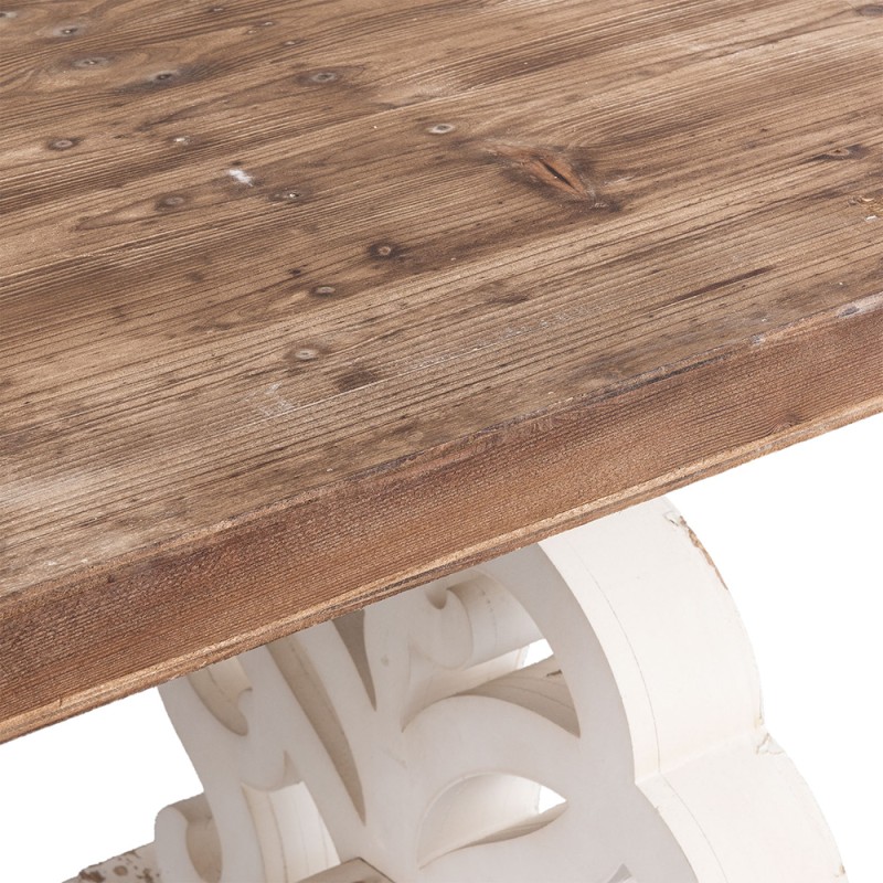 Clayre & Eef Dining Table 180x90x82 cm Brown Wood
