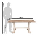 Clayre & Eef Dining Table 180x90x82 cm Brown Wood