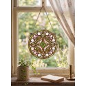 Lumilamp Tiffany Glasscheiben Ø 30 cm Grün Glas