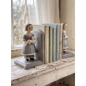 Clayre & Eef Serre-livres set de 2 23x11x22 cm Gris Plastique