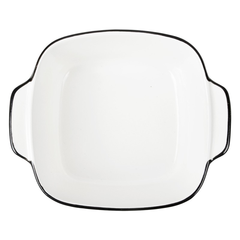 Clayre & Eef Schale 400 ml Weiß Keramik