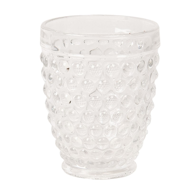 Clayre & Eef Waterglas 225 ml Glas Rondjes