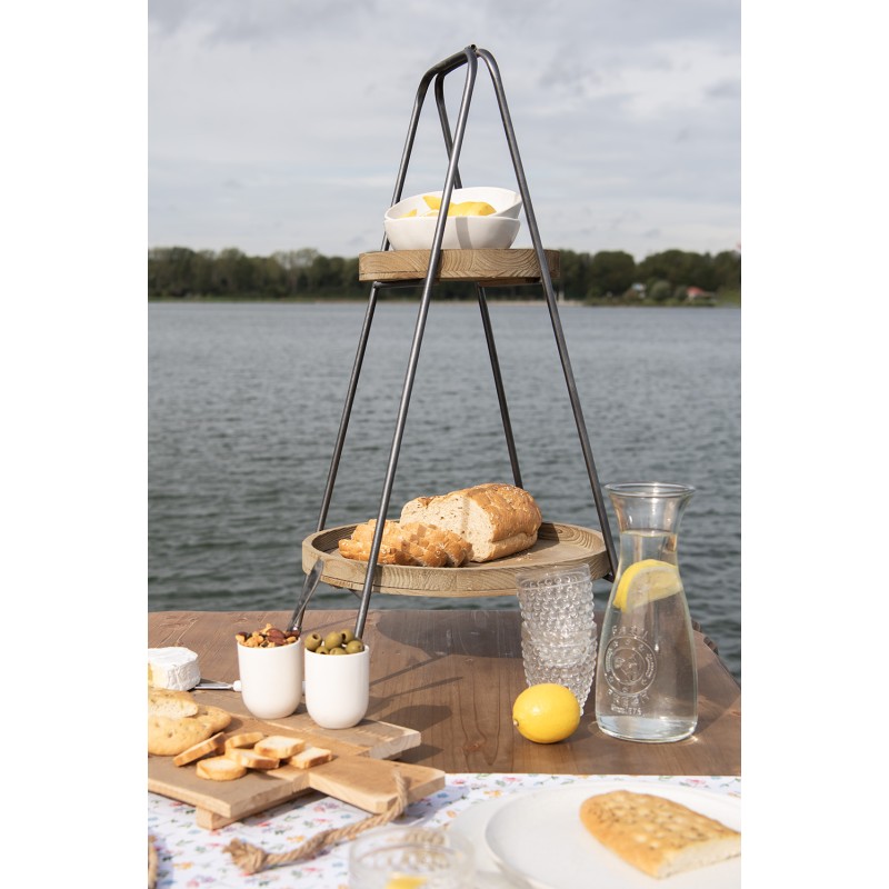Clayre & Eef Waterglas 225 ml Glas Rondjes