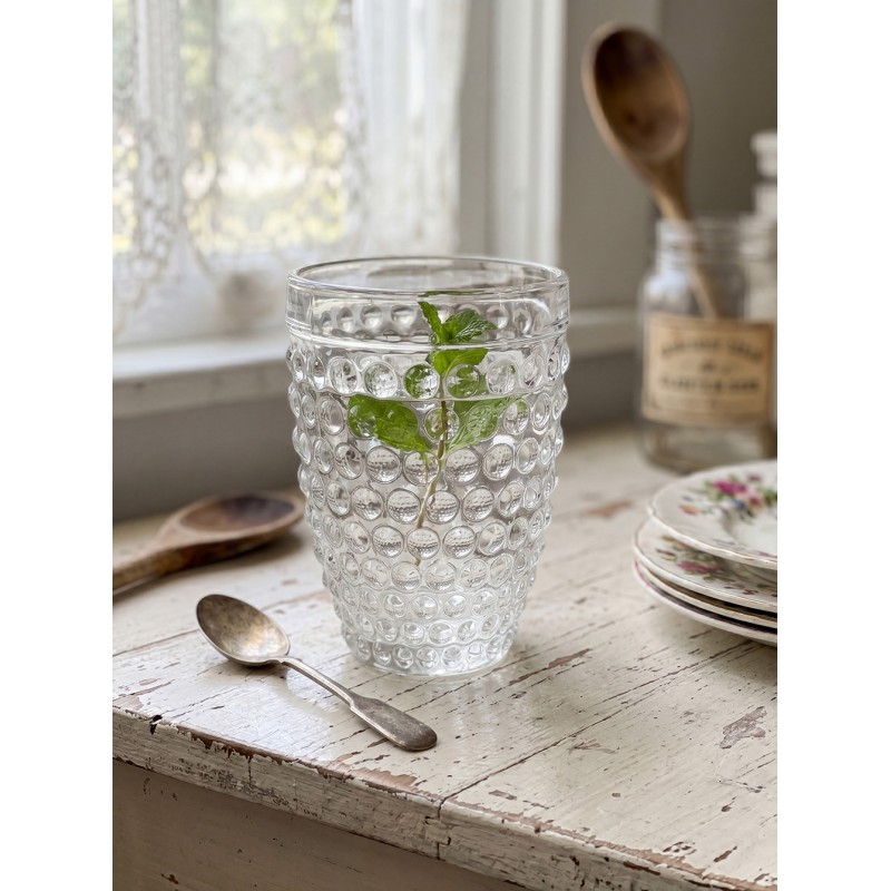 Clayre & Eef Waterglas 225 ml Glas Rondjes