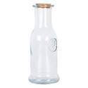 Clayre & Eef Decorative Bottle Ø 9x20 cm Transparent Glass