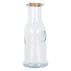Clayre & Eef Bottiglia deocrativa Ø 9x20 cm Trasparente Vetro