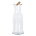 Clayre & Eef Decorative Bottle Ø 9x20 cm Transparent Glass