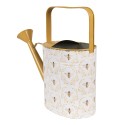 Clayre & Eef Decoratie Gieter 33x12x32 cm Wit Metaal Bijen