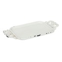 Clayre & Eef Decorazione vassoio 16x8x1 cm Bianco Ferro