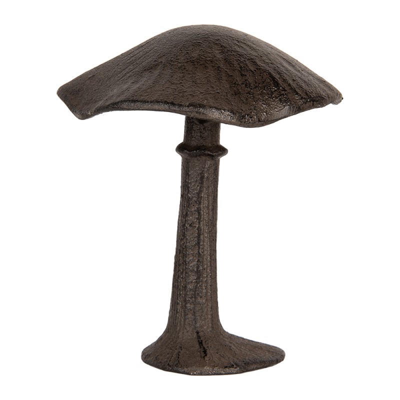 Clayre & Eef Image de décoration Champignon 12x11x14 cm Marron Métal
