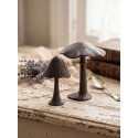 Clayre & Eef Image de décoration Champignon 12x11x14 cm Marron Métal