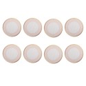 Clayre & Eef Untersetzer für Gläser Ø 10x4 cm Beige Kunststoff